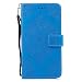 Produktbild Forhouse Hülle Samsung Galaxy J4 2018, PU Ledertasche Flip Magnet Brieftasche Kartenfach Etui Mit Standfunktion Ultra Schlanke stoßfest Schutzhülle für Galaxy J4 2018 (Blau)