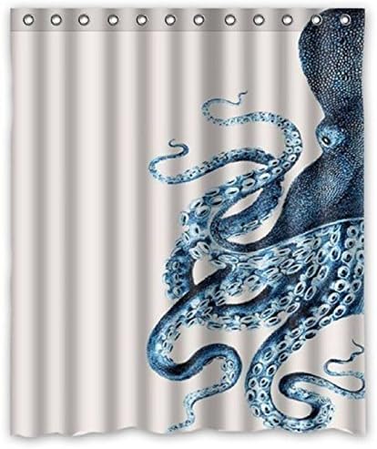CHATAE Custom Octopus Steampunk Ocean Shower Curtain - Bathroom Decor (60x72, Octopus 4) by Miss Personality