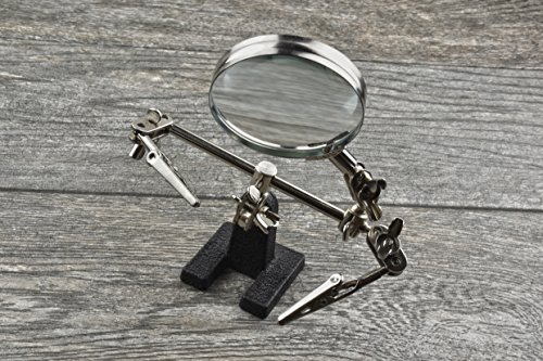 SE MZ101B Helping Hand with Magnifying Glass by SE - 2