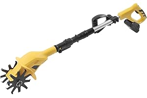 JOLRE Motyka akumulatorowa 20 V, glebogryzarka, mała motyka, motyka ogrodowa, z akumulatorem, elektryczna glebogryzarka ogrodowa do trawnika, podwórza.