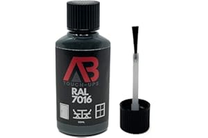 AB TOUCH-UPS RAL 7016 Anthracite Grey Touch Up Paint Bottle 30ml With Brush Multi Use Window Door Metal Plastic Outdoor