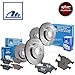 Produktbild ATE BREMSSCHEIBEN + BELÄGE VORNE+HINTEN 24.0122-0151.1 + 13.0460-7117.2 + 24.0109-0123.1 + 13.0460-2820.2