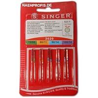 Singer 2020B10AS823 - Agujas para tejidos en algodón