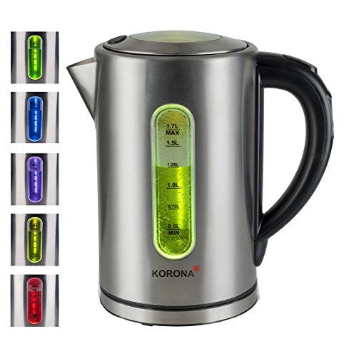 Korona Electric 20690 Bouilloire 1.7 L, acier inoxydable