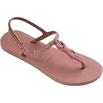 Sandales Havaianas Flash Urban - Lanières Croisées Métallisées - Fermeture Cheville - Femme