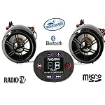 PAGARIA Bike 14W Bluetooth Wired Outdoor Speaker – Black