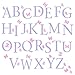Childrens Alphabet Wall Stickers, 26 stickers A-Z and 43 Butterfly Stickers
