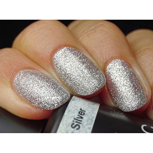 Pink Gellac Gel-Nagellack, Farbe 129 Fabulous Silver, UV-/LED-härtend, 15 ml - 5