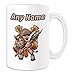 Produktbild Personalisiertes Geschenk – großen cairne bloodhoof/Tauren Tasse (MMORPG Design Thema, weiß) – alle Nachricht/Name auf Ihre einzigartige – World of Warcraft Online RPG Spiel Blizzard WOW ALLIANCE Horde Burning Crusade Wrath Lich King Cataclysm Mists Pandaria Kriegsherren draenor Legion Tauren Warrior Thunder Bluff