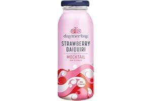 DAYMER BAY DRINKS Daymer Bay Non-Alcoholic Strawberry Daiquri, Mocktail with High Fruit Concentrate & Premium Ingredients, 12 x 250ml