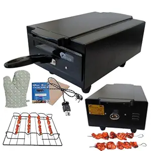 HOTLIFE Big XXL Model H-2 Home & Kitchen Pizza Maker & Food Warmer Electric tandoor - 2000W (Black)