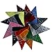 Farbenfrohes 12er Pack Bandanas im Paisleymuster Halstuch, Schal, Stirnband- Farbsortiment von Kurtzy TM