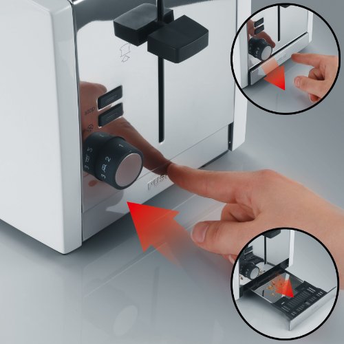 Graef Toaster TO 81, Edelstahl, weißŸ - 8
