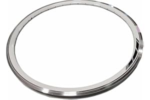 Cicli Cascella Cerchio 26'' Rinforzato Doppia Camera per Bici MUSCOLARI E ELETTRICHE Bianco 36F