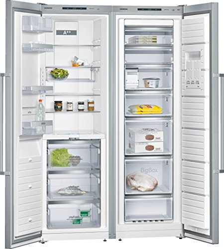 Siemens KA99FPI30 Side-by-Side / A++ / 186 cm Hhe / 358 kWh/Jahr / 202L Khlteil / 237 L Gefrierteil / Die Kltegerte mit 90 Grad Trffnungswinkel