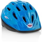 Casco bicicleta NIÑO / NIÑA [Tiburón azul]– Ajustable: de 3 a 7 años....