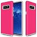 Produktbild LifeePro Samsung Galaxy Note 8 Hülle, Stoßfest Handyhülle Protective Case Cover TPU + PC Hybrid Combo Rüstung High Impact Hülle Durable Telefon Defender Schutzhülle (Pink)