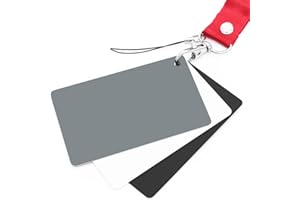 Anwenk Grey White Balance Card 18% Exposure Photography Custom Calibration Camera Checker for DSLR and Film