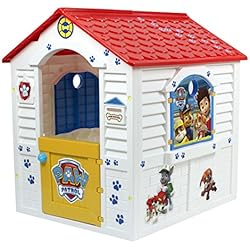 Paw Patrol - Casita, color rojo y blanco(Fábrica de Juguetes 89526)