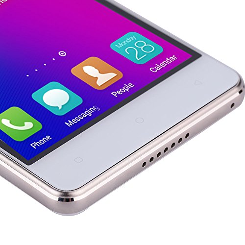 Cewaal Ultrathin Smartphone da 4 pollici Quad Core Android4.4 5.0MP Fotocamera [1G + 8G] [Spina EU] [Argento Bianco]