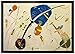Produktbild 1art1 94259 Wassily Kandinsky - Gegen Blau, 1939 Fußmatte Türmatte 70 x 50 cm