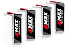 Goolsky- Kompatibel mit EMAX EZ Pilot Drone EMAX Tinyhawk Freestyle EMAX Tinyhawk S EMAX Tinyhawk 4,35 V 450 mAh LiPo-Akku 4 Stück