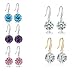 Karatcart combo of Trendy Platinum Plated Elegant Austrian Crystal Drop Earrings For Women RS.599.00