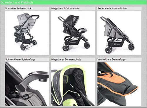 Kinderwagen 3 Rad S3 Sportwagen Jogger Buggy Sportbuggy Kindersportwagen - 6