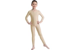 ‎IEFIEL iEFiEL Turnanzug Kinder Mädchen Ganzkörperanzug Trikot Stretch Body Leotard Turnbody für Ballett Gymnastik Sport Training Dancewear
