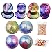 Produktbild SWZY Fluffy Slime Galaxy Schleim Kit, 4 Pack Galaxy Slime Ball + 1 Pack Schleim Ball + 1 Pack Fruit Slice