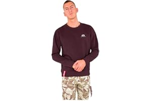 Alpha Industries Herren Basic Sweater Small Logo Sweatshirt (1er Pack)