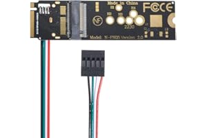 xiwai NGFF A/E-Key Card to M.2 NGFF Key-M NVME SSD Adaptador para AX200