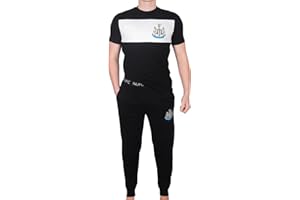 Newcastle United Mens Pyjamas Long Premium Set OFFICIAL Football Gift