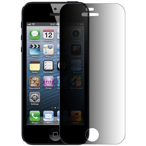 iPhone 5 , iPhone 5s , iPhone SE Film protection écran en verre trempé résistant teinté Anti Espion-NOVAGO®