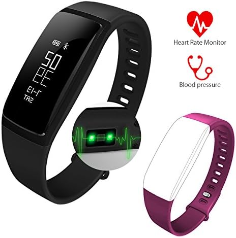 Udenx Fitness Tracker, Heart Rate H1Smart Wristband, Sleep Monitor, Steps/ Calorie and Distance Counter Pedometer Waterproof Activity Tracker Watch with Replacement Band for Android &amp; IOS Phone