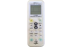 Telecomando Timer E Eco Telecomando Universale Per Condizionatore - 1000 Marche Compatibili, Display LCD, Funzioni Multiple (Timer, Eco) Controllo Remoto Aria Condizionata