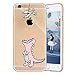 Produktbild iPhone 5S Hülle,iPhone SE Hülle,iPhone 5 Hülle, Surakey Crystal Clear TPU Silikon Schutzhülle iPhone SE 5S 5 Handyhülle Transparent, Rosa Dinosaurier Muster Ultradünn TPU Silikon Hülle Schutz Handy Hülle Case Tasche Etui Bumper Crystal Case Hülle für iPhone SE 5S 5 Silikon Stoßdämpfend Kratzfest TPU Durchsichtige Schutzhülle Slimcase Rückschale Schale Etui Protective Case Cover Für iPhone SE 5S 5, Rosa Dinosaurier