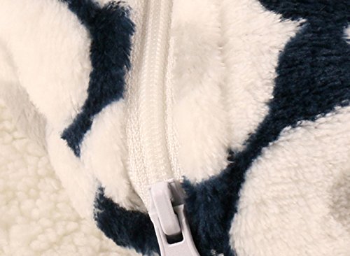 Happy Cherry Baby Swaddle Säugling Flanell Schlafsack mit Zip Ganzkörper Frühling Herbst Pucksack Muster druck Infant Swaddle Neugeborene Decke Für Schlaf Größe 68 * 38 CM für 0-6 Monate Farbe Wählbar - 4