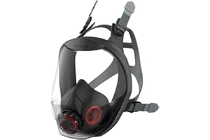 JSP Máscara completa Force10 de doble cartucho con válvula Typhoon (F10-1030) Grande (BPB003-204-000)