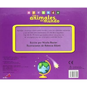 Los animales del mundo: ¡Con imanes para usar una y otra vez!