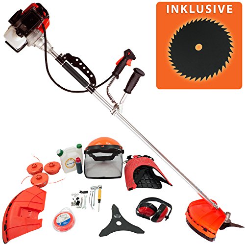 2in1 Benzin Motorsense J.Gardener Rasentrimmer 5,2 PS Freischneider Trimmer JG1