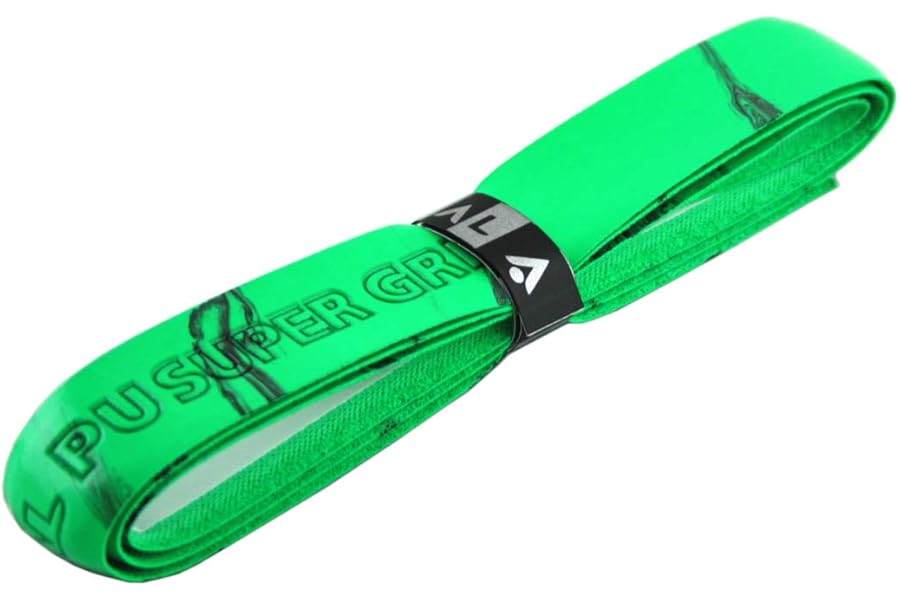 Karakal PU Multi Replacement Grip - Tennis - Squash - Badminton - Pack of 4 - Green/Black