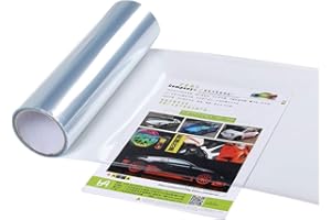 XUPHINX Self Adhesive Car Light Sticker Smoke Fog Light Taillight Headlight Tint Vinyl Film Sheet Transparent 30x60cm