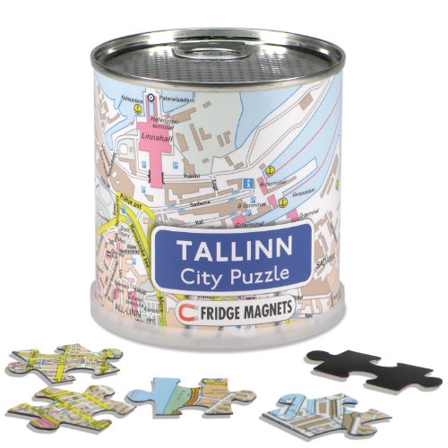 Preisvergleich Produktbild Extragoods City Puzzle Magnets - Tallinn