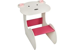 Umay Baby Wooden Kids Study Desk -Bear Design Activity Table -Pink