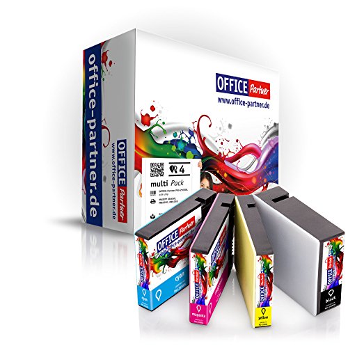 4er Multipack kompatible Druckerpatronen zu Canon PGI-2500XL schwarz cyan magenta gelb mit Chip für Canon MAXIFY iB4050 MB5050 MB5350