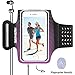 Price comparison product image Zeonetak Sweatproof Running Armband With Headphone,Card Holder amd Reflective Strap for for Biking, Running, Jogging, Walking, Hiking, Workout, Exercise IPhone 7/6s/6/8X/Plus