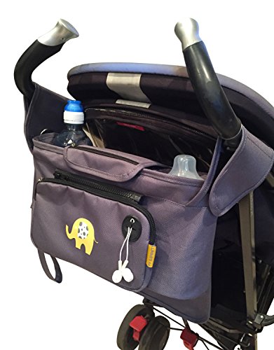 My Elephant Pram / Buggy Organiser with detachable purse and extra storage bag