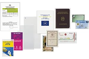 Favorit 100460095 - Buste Senza Foratura Upocket ,25 Pezzi, 13 x 18 cm, Trasparente