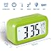 Produktbild Colico Smart LED Digital Wecker Snooze 5 Minuten, bald aufhören Alarmknöpfe, mit Datum, Temperatur-Sensor-Licht (Grün)